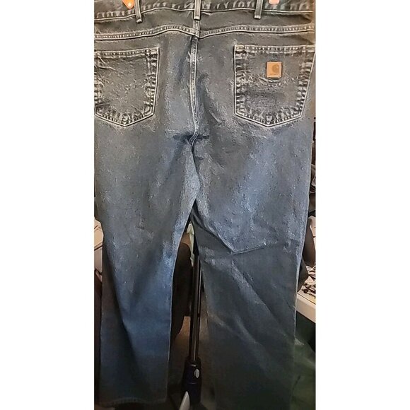 carhartt traditional fit jeans 40x32 New Work Denim Excellent CR50 Nice NWOT - Picture 3 of 6